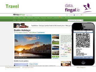 Travel 
Fingal County Council data.fingal.ie 
@fingalopendata 
 