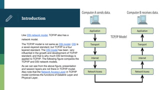 Presentation on TCP/IP Model | PPTX