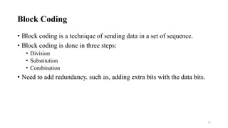 Digital Data to Digital Signal Conversion | PPTX