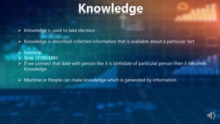 Data Information and Knowledge | PPTX