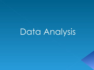 Data Analysis 