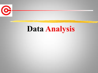 Data Analysis
 