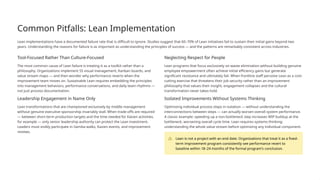 Lean Operating Rhythms Examples Data Analysis, Visualization & Lean Principles for Operational ...
