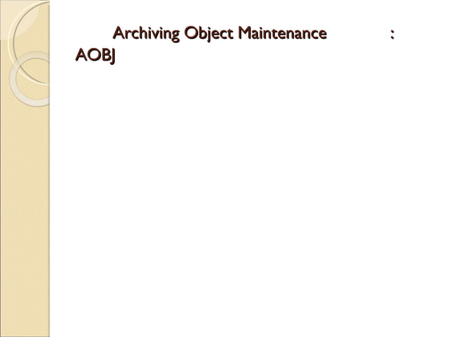 Data Archiving Ramesh Sap Bw Ppt