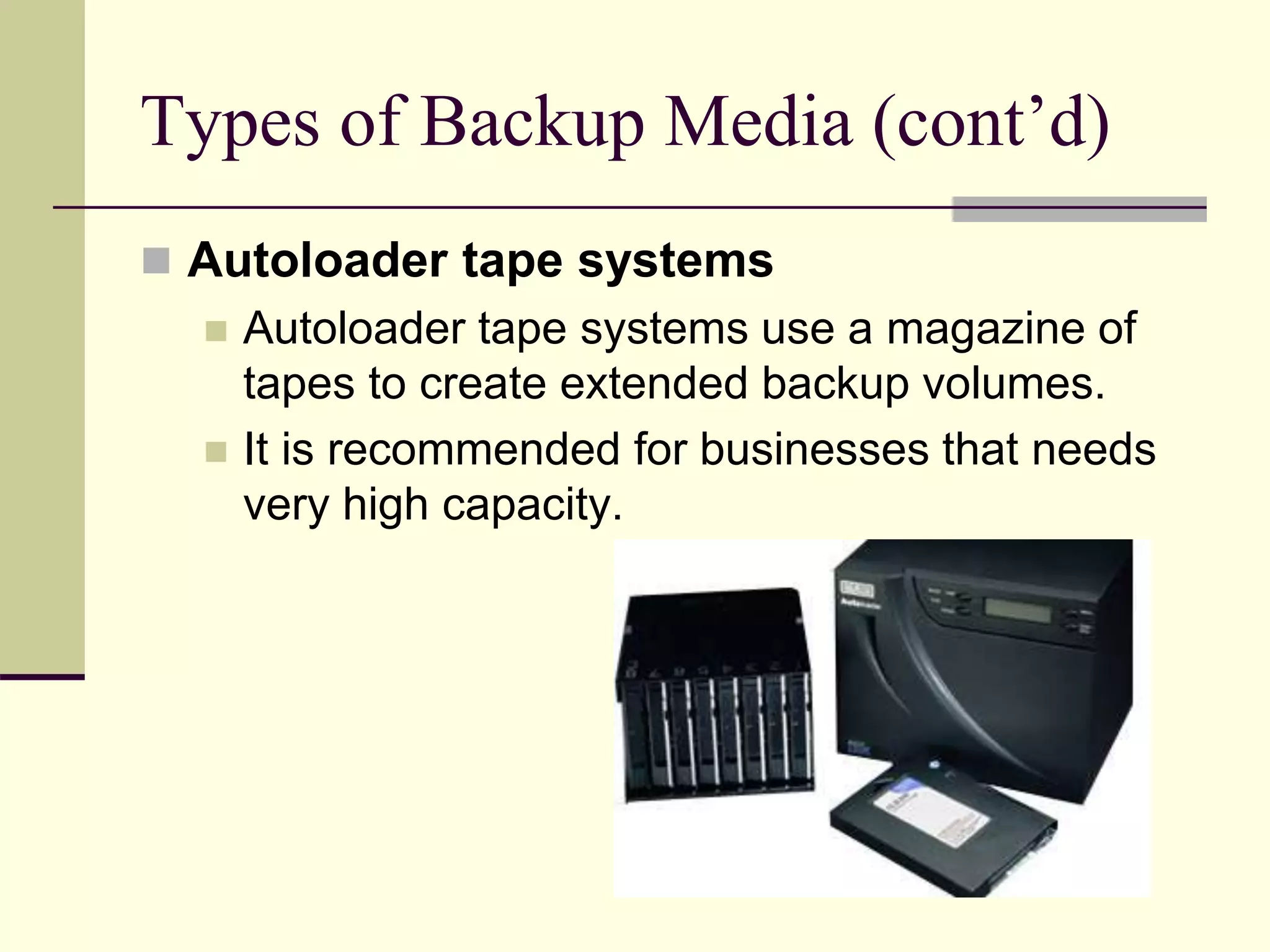 Data backup and disaster recovery | PPTX