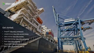 Get started.
• Designkit: http://dtbr.de/designkit
• LinkedIn Group: http://dtbr.de/data-thinker
• Video training: http://dtbr.de/ddm
• Interactive trainings: http://dtbr.de/training
• News: http://dtbr.de/twitter
• Presentations: http://dtbr.de/slideshare
• More: https://www.datentreiber.de
 