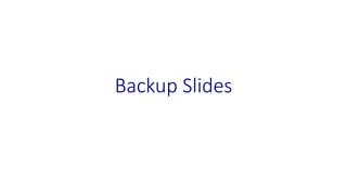 Backup Slides
 