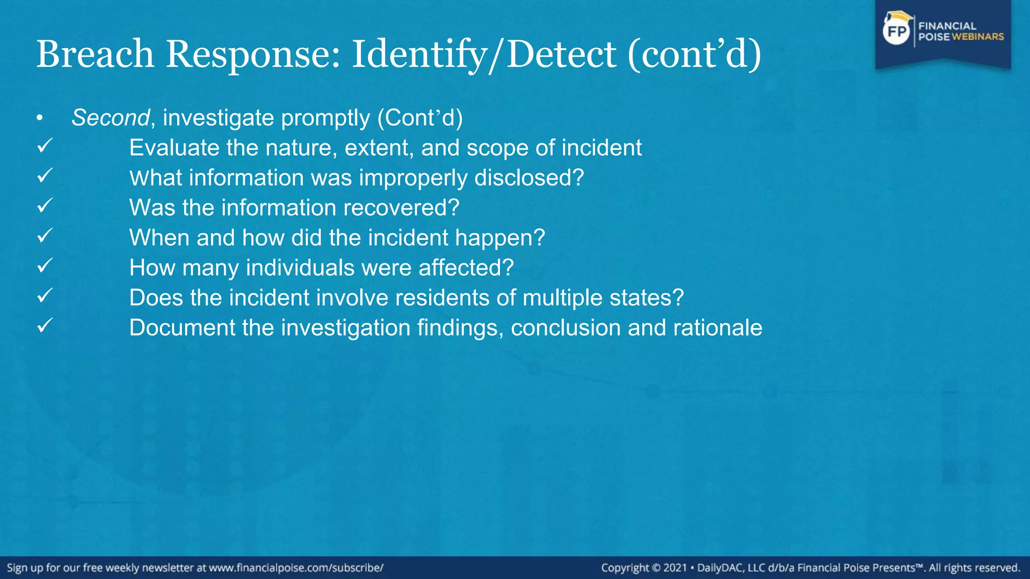 Data Breach Response Before and After the Breach PDF