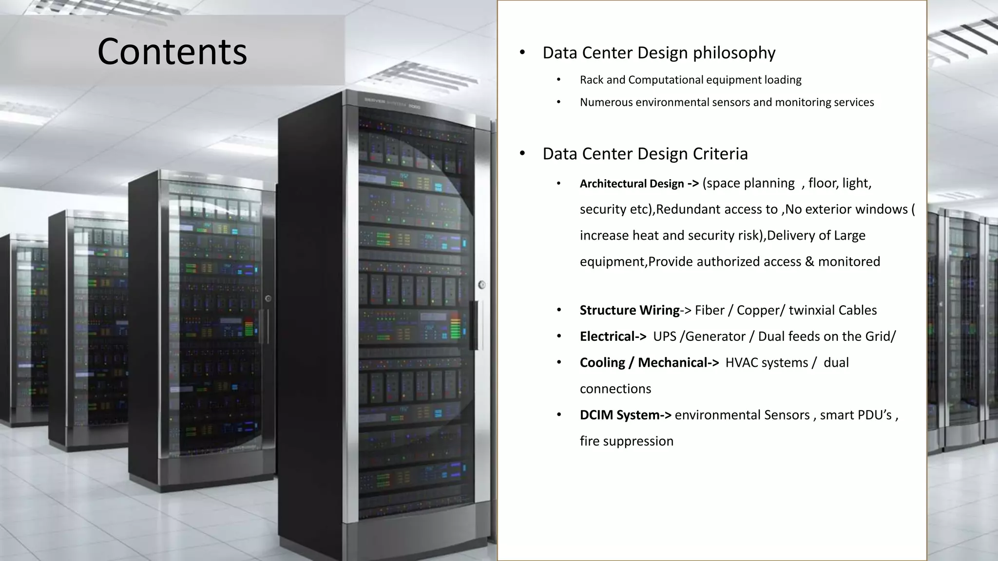 Data center-power point-charisv.1 | PPT