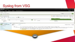 Syslog from VSG
 