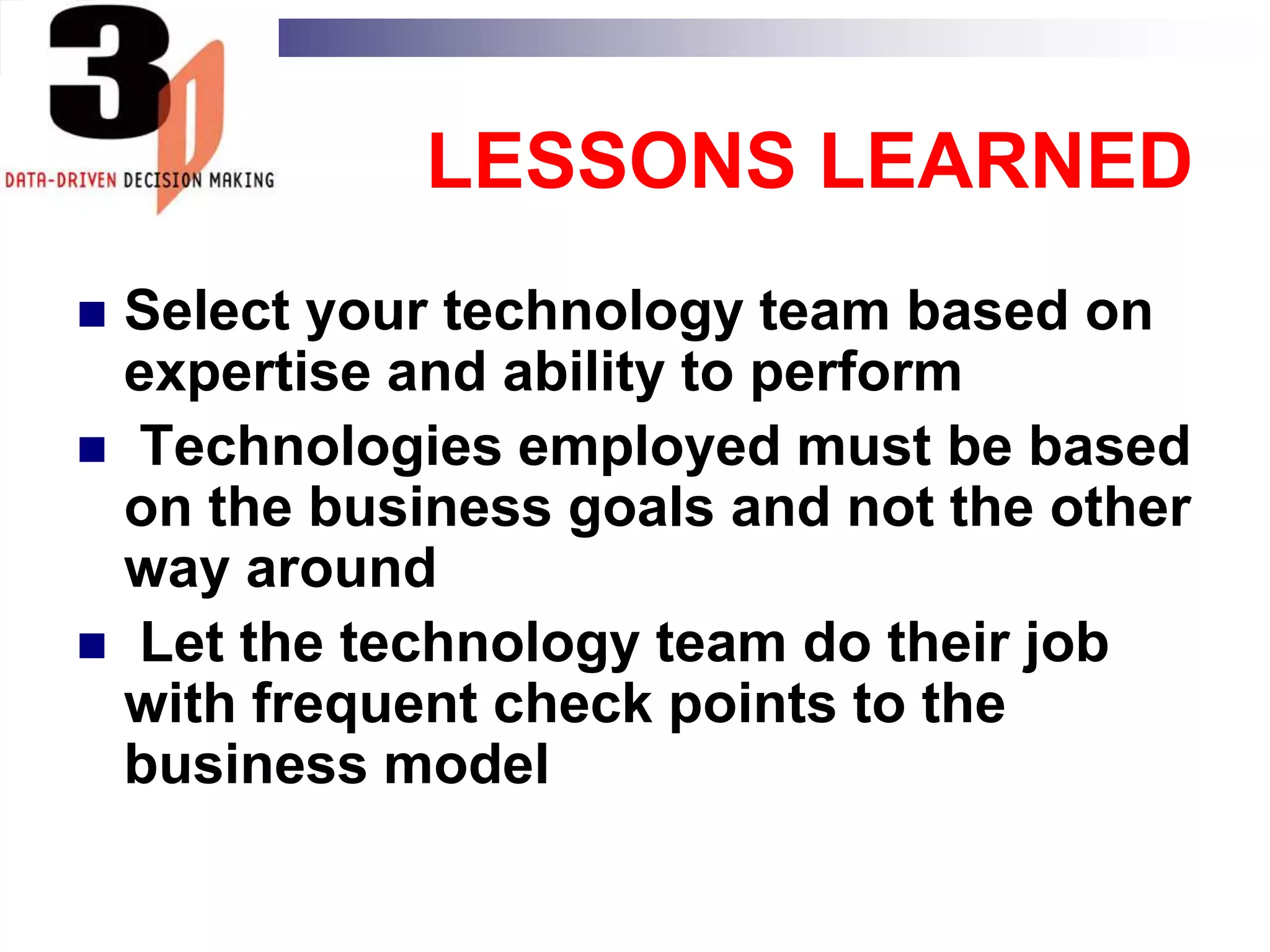 CLEVELAND MUNICIPAL SCHOOL DISTRICTGetting started: data warehouse developed with site specialist accessImplementation: Data teams discuss and analyze results to apply interventionsResults: Reduced unexcused absences in one school from 9% to 2% 