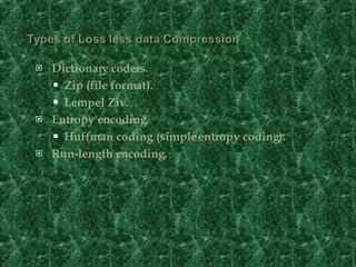 Data Compression Technique | PPT