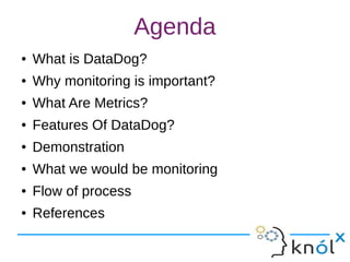 Monitoring via Datadog