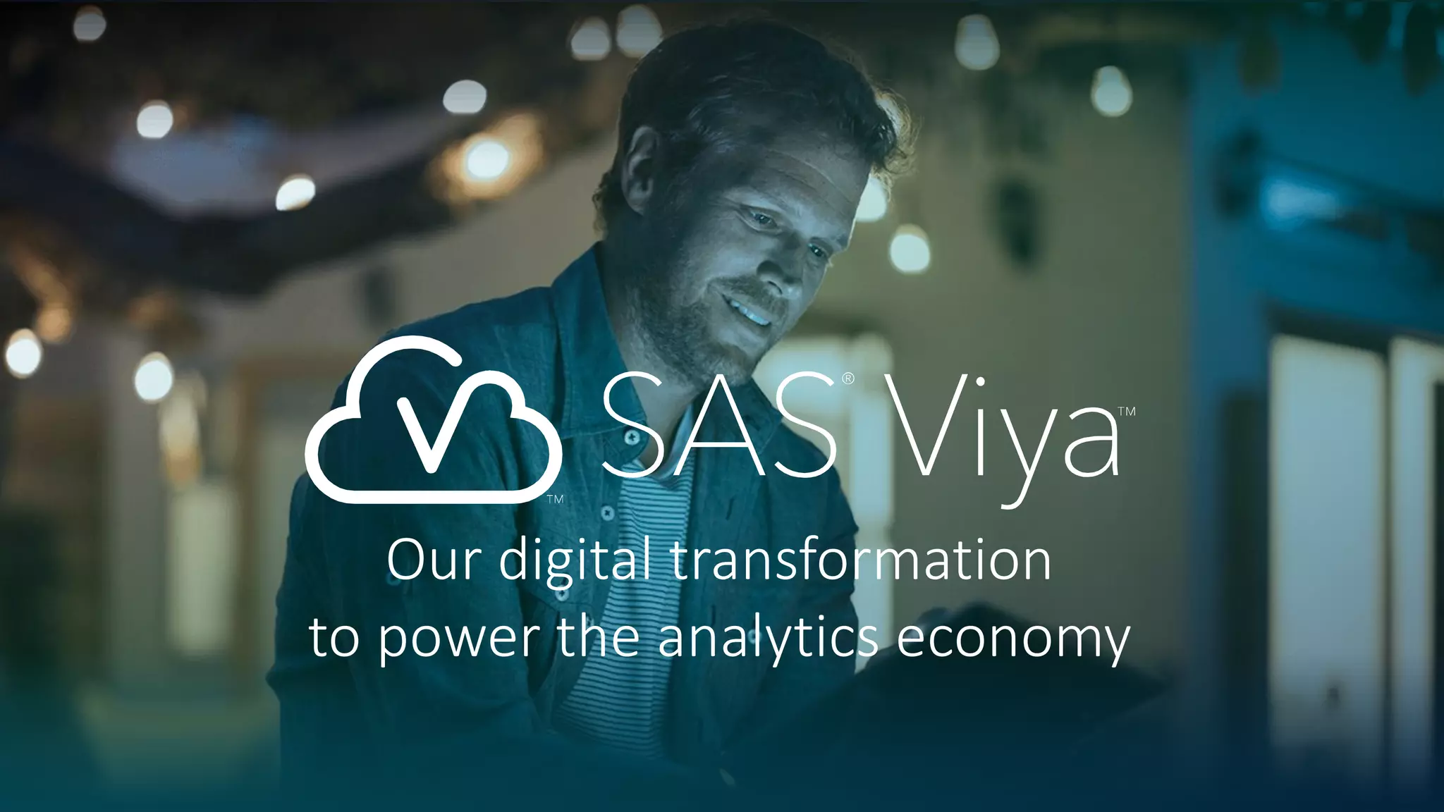 Our digital transformation
to power the analytics economy
 