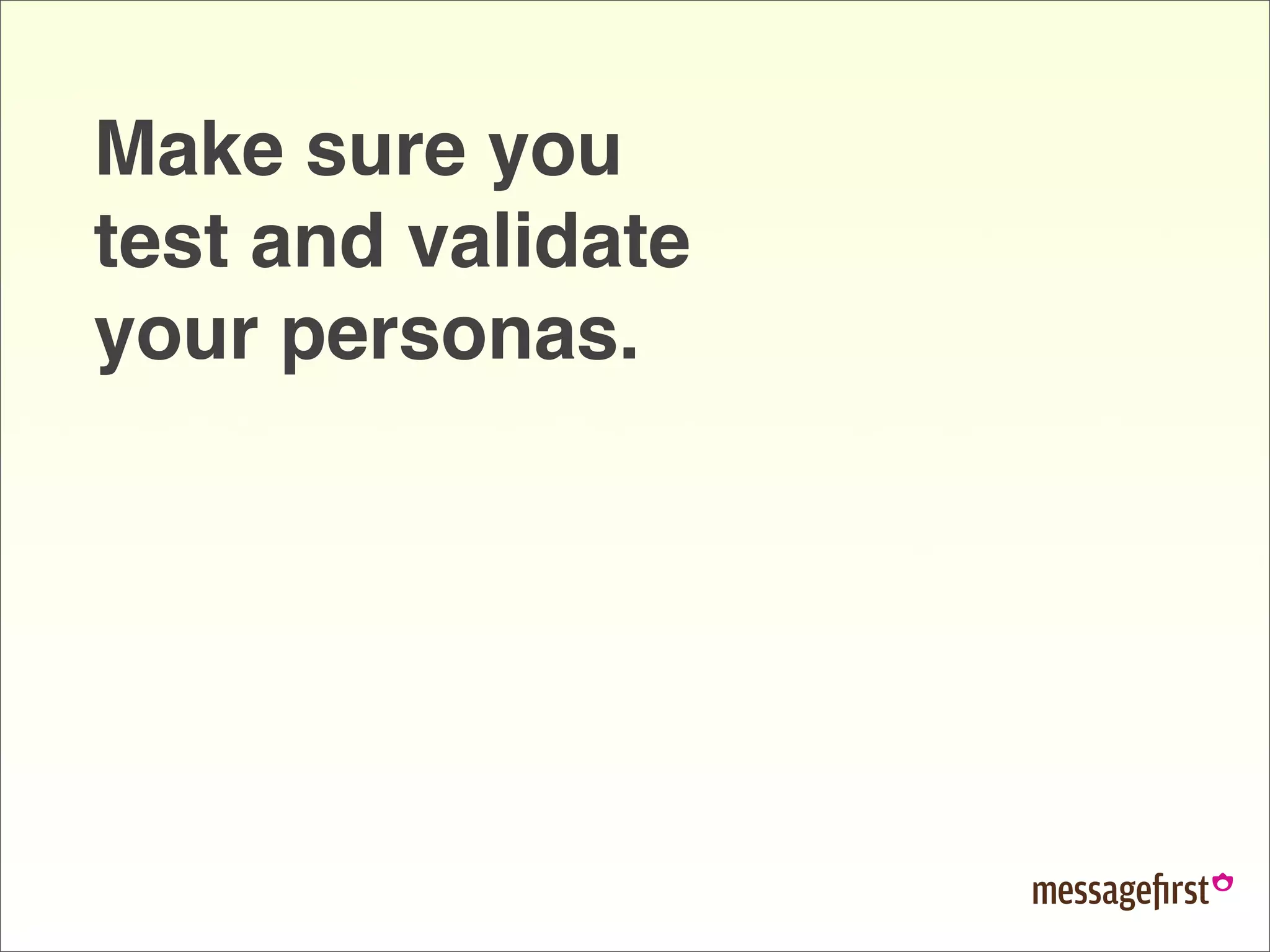 Data Driven Design Research Personas