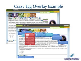 Crazy Egg Overlay Example 