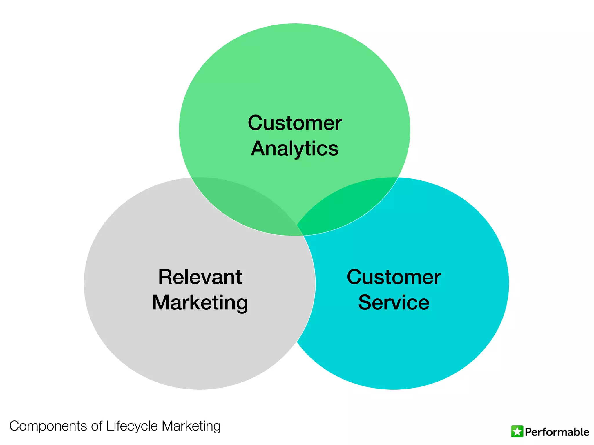 Relevant
Marketing
Customer
Service
Customer
Analytics
Components of Lifecycle Marketing
 