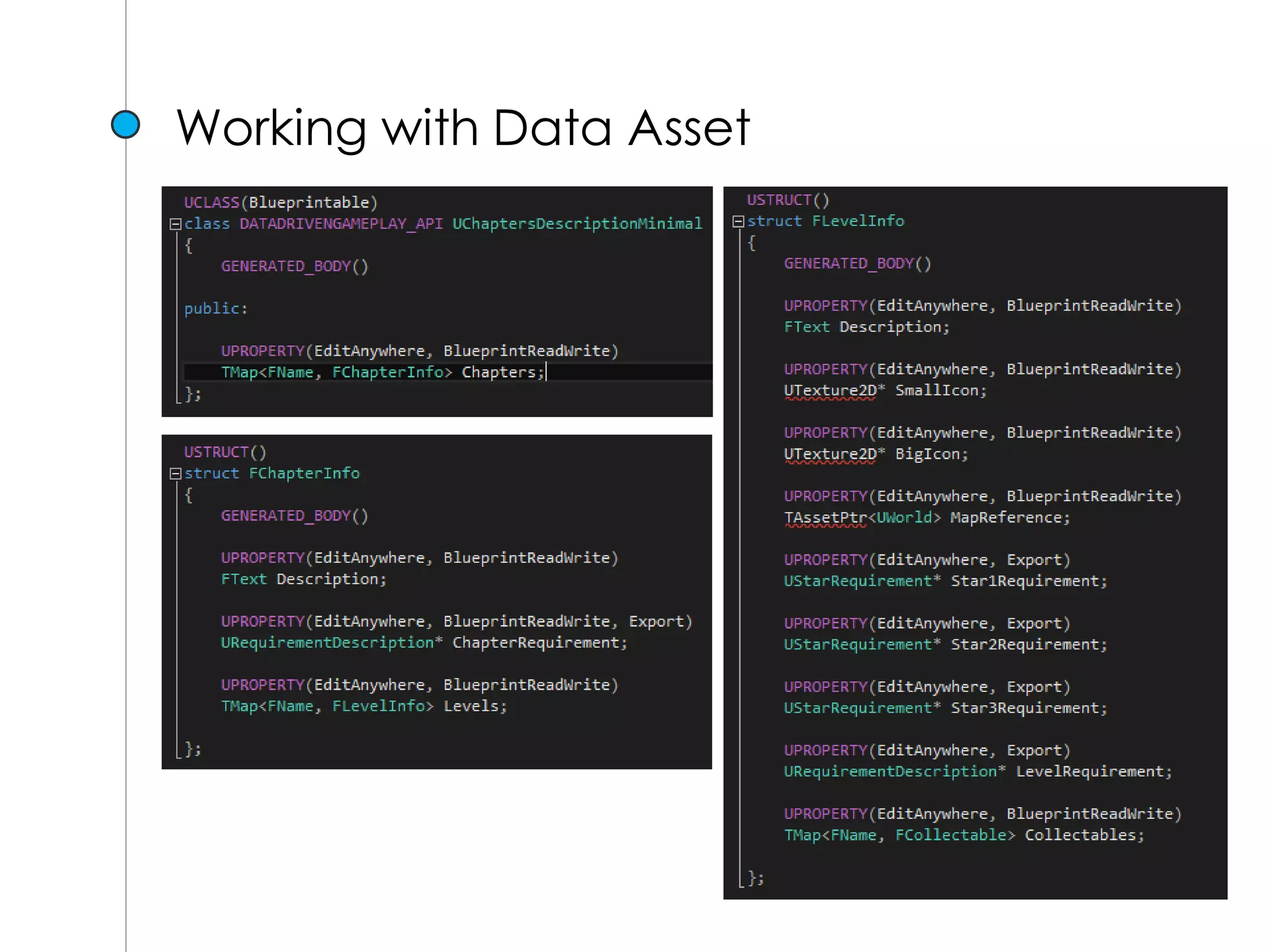 Working with Data Asset
 
