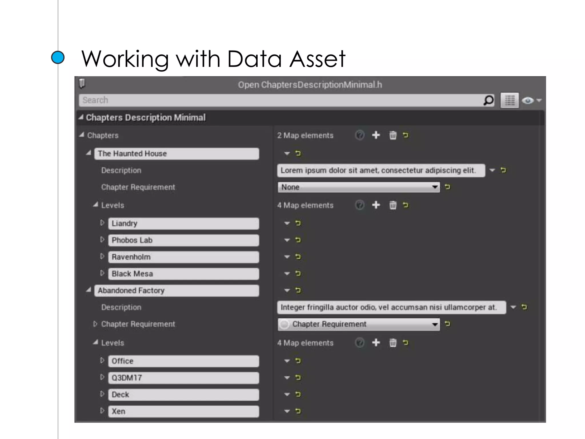 Working with Data Asset
 