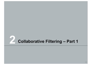 Collaborative Filtering 1: User-based CF | PDF