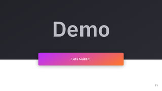 Quix
/
Data
Natives
2022
Demo
Lets build it.
31
 