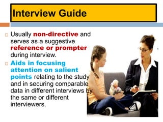 Non Direct Interviewing Data gathering tools and uses | PPTX