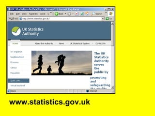 www.statistics.gov.uk 