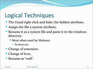 Data Hiding Techniques