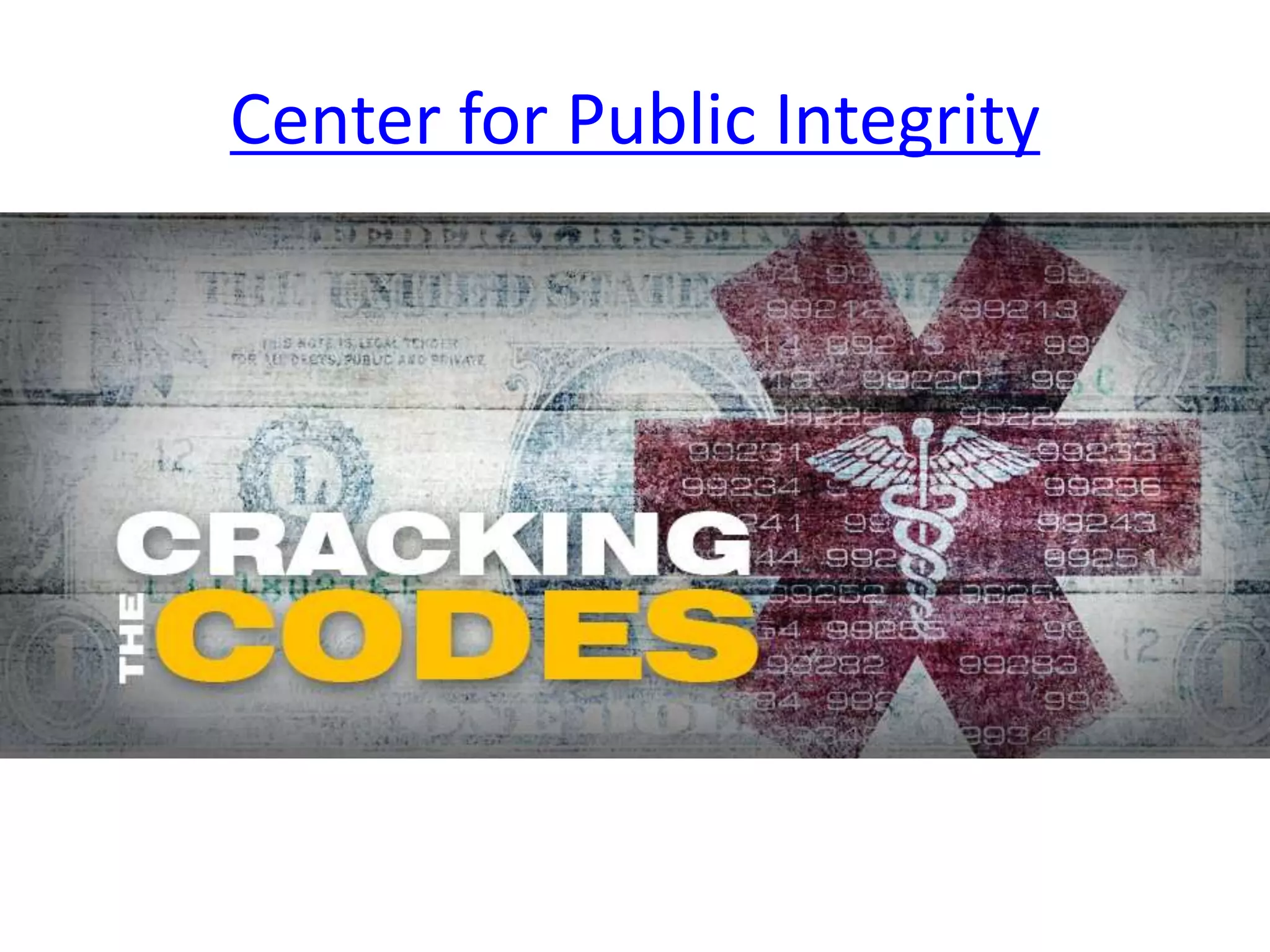 Center for Public Integrity
 