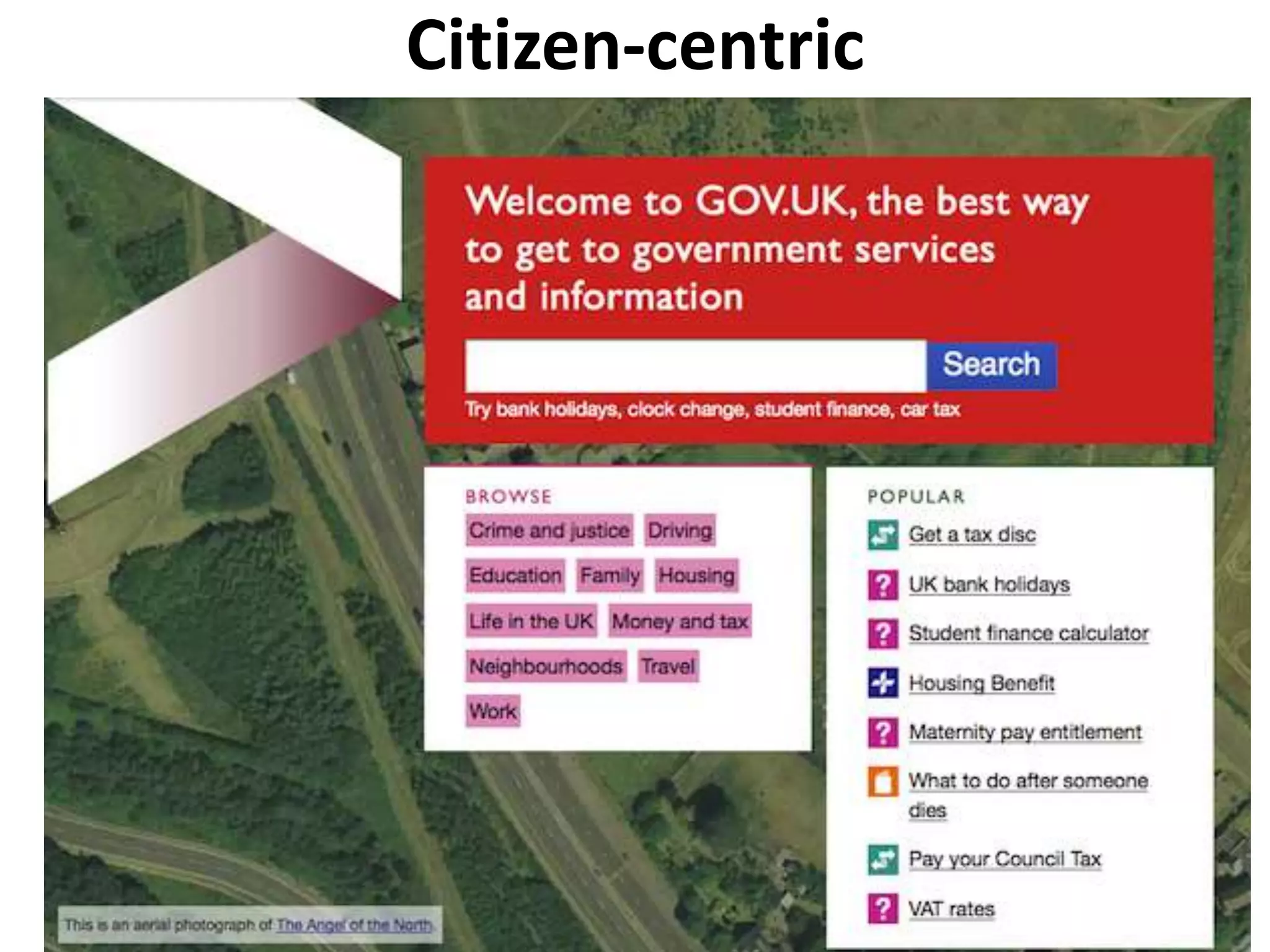 Citizen-centric
 