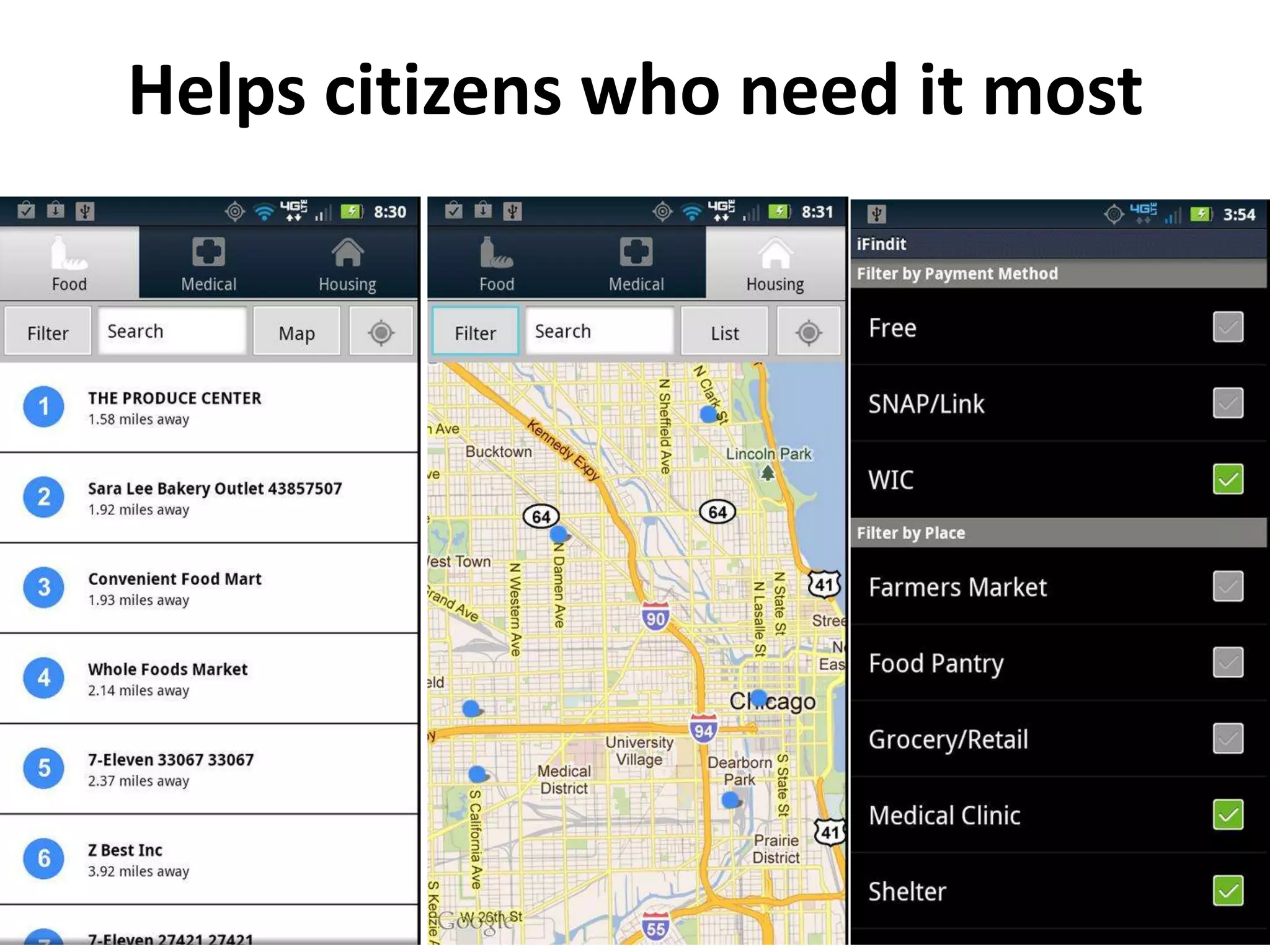 Helps citizens who need it most
 