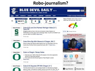 Robo-journalism?
 