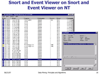 Snort and Event Viewer on Snort and Event Viewer on NT 