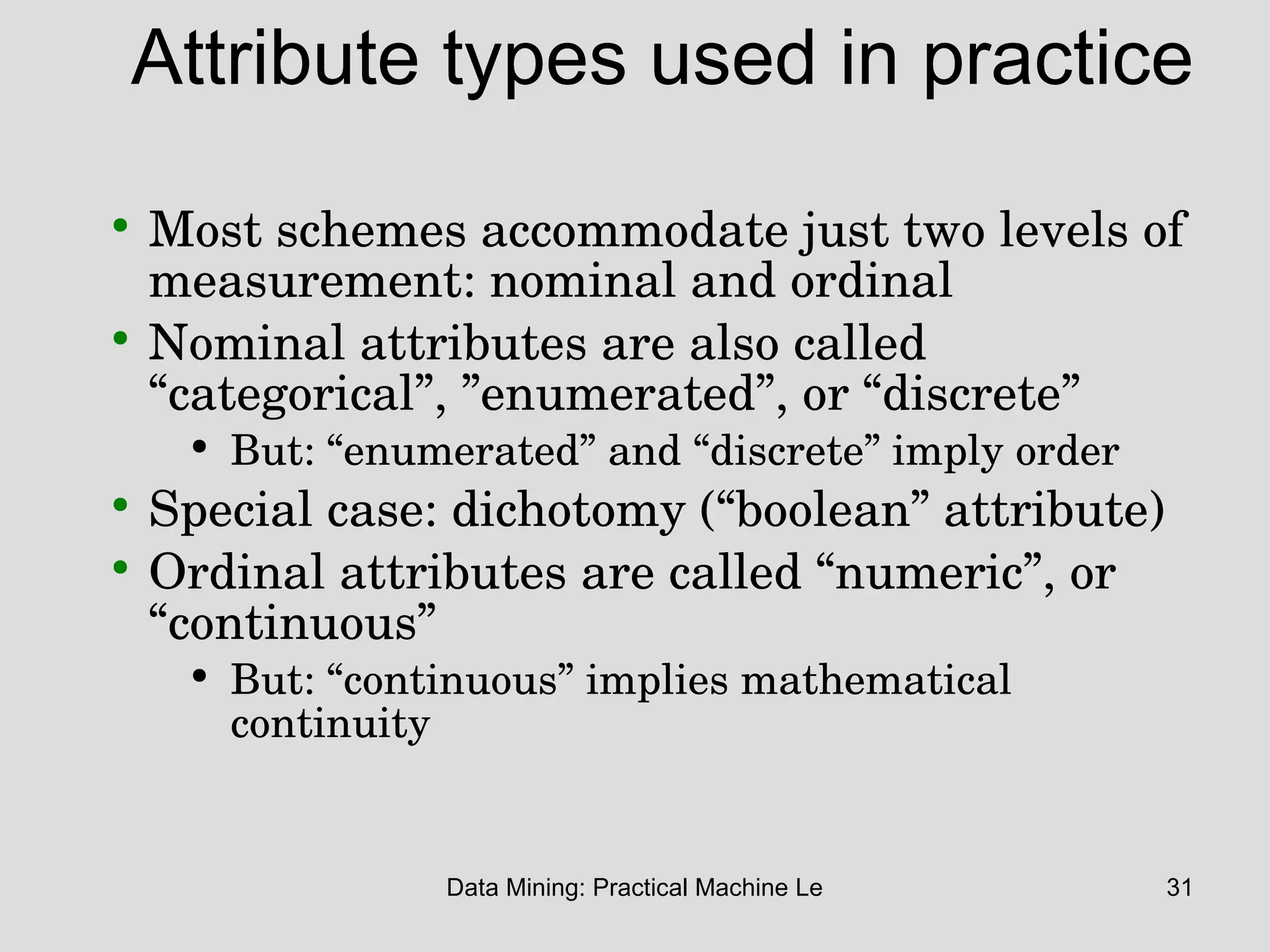 Data Mining: Practical Machine Learning Tools and Techniques ... | PPT