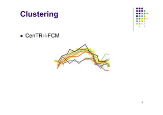 Clustering
8
 CenTR-I-FCM
 