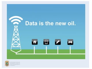 Data is the new oil.
 
