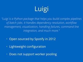Data Pipelines with Python - NWA TechFest 2017 | PDF