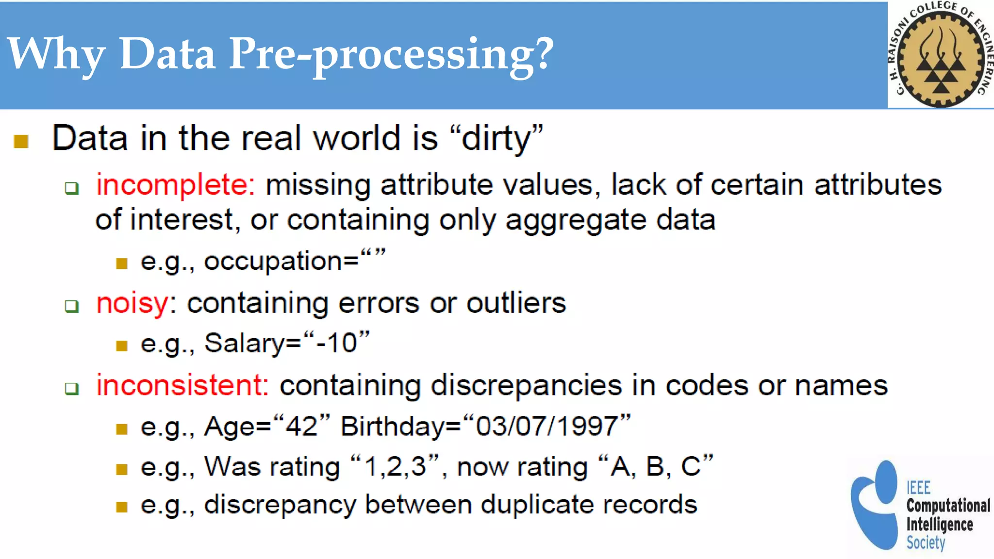 Data preprocessing using Machine Learning | PPT