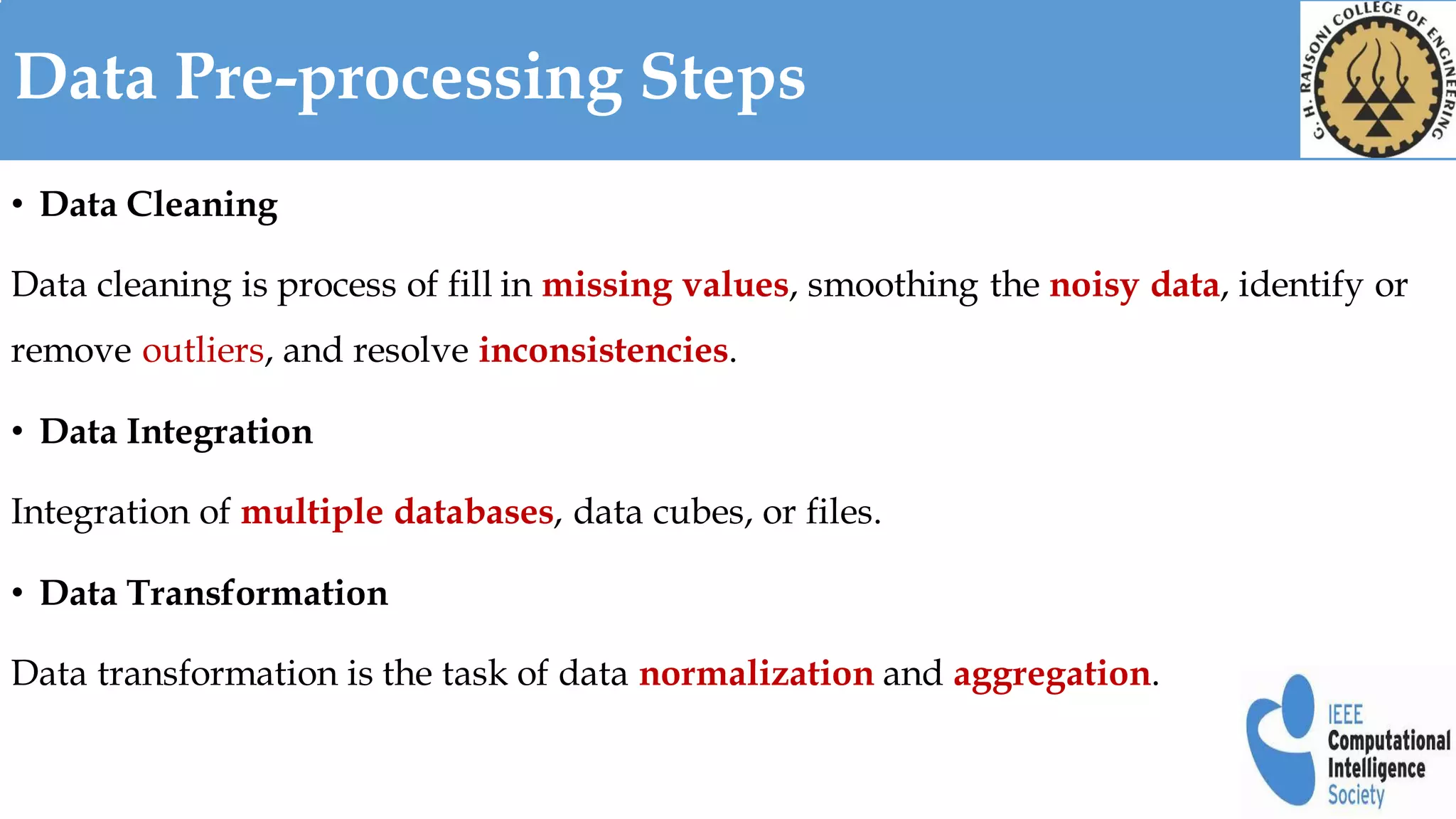 Data preprocessing using Machine Learning | PPT