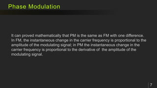 Phase Modulation , Error, Hamming Distance , GSM -Data Communication | PPTX