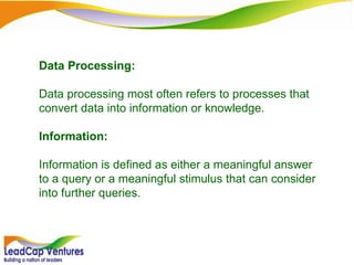 Data Processing-Presentation | PPT