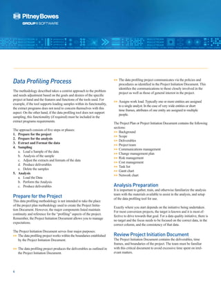 maximize your data profiling efforts: tips and tricks... Data profiling-best-practices | PDF