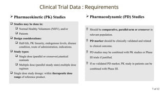 Comprehensive Data Requirements for Preclinical and Clinical Trials of ...