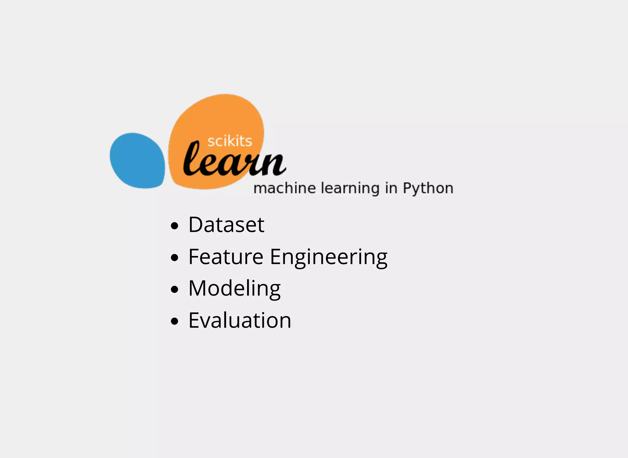 Dataset
Feature Engineering
Modeling
Evaluation
 