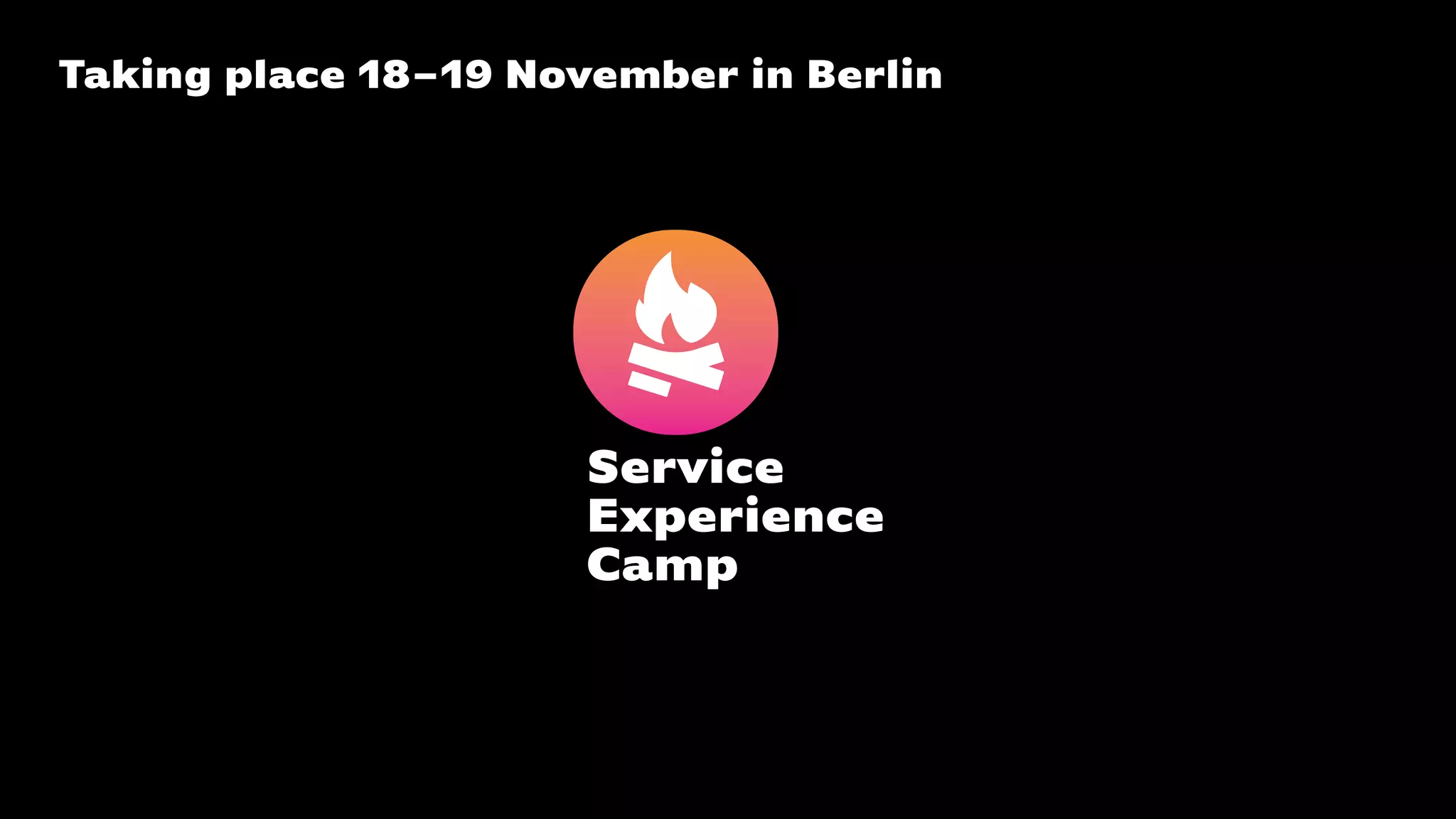 Taking place 18–19 November in Berlin
 