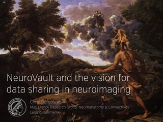 NeuroVault and the vision for
data sharing in neuroimaging
Chris Gorgolewski
Max Planck Research Group: Neuroanatomy & Connectivity
Leipzig, Germany

 
