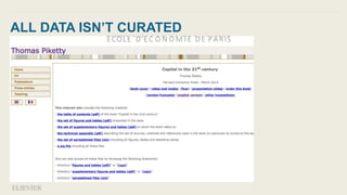 ALL DATA ISN’T CURATED
 