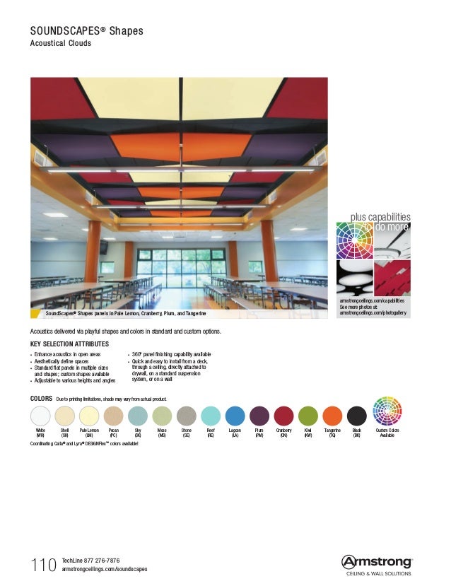 11 Working Details Ceiling Data Sheet Soundscapes Shapes