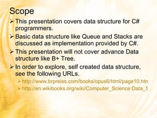 Data Structure In C# | PPT