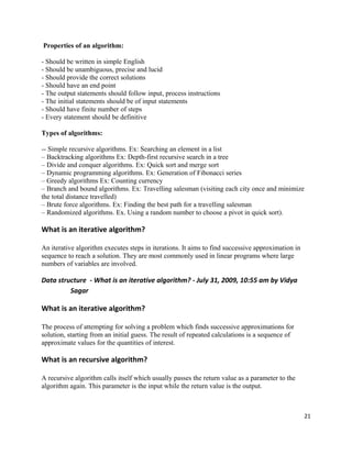 Data structure-questions | DOC | Databases | Computer Software and ...